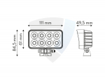 Lampa Robocza OSRAM 32LED 32W rozproszona, prostokątna TT.13306