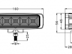 Lampa Robocza OSRAM 45 Wat rozproszona, prostokątna TT.13445