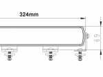 Panel LED BLACK OFFROAD 100W, 8500 Lm, światło drogowe ze światłem pozycyjnym TT.11103